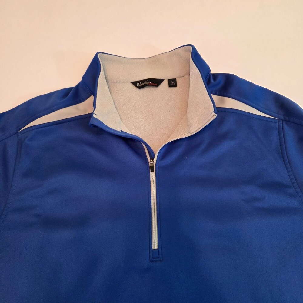 1/4 Zip Long Sleeve Fleece-Lined Pullover by Walter Hagen, Men's Large, NWOT